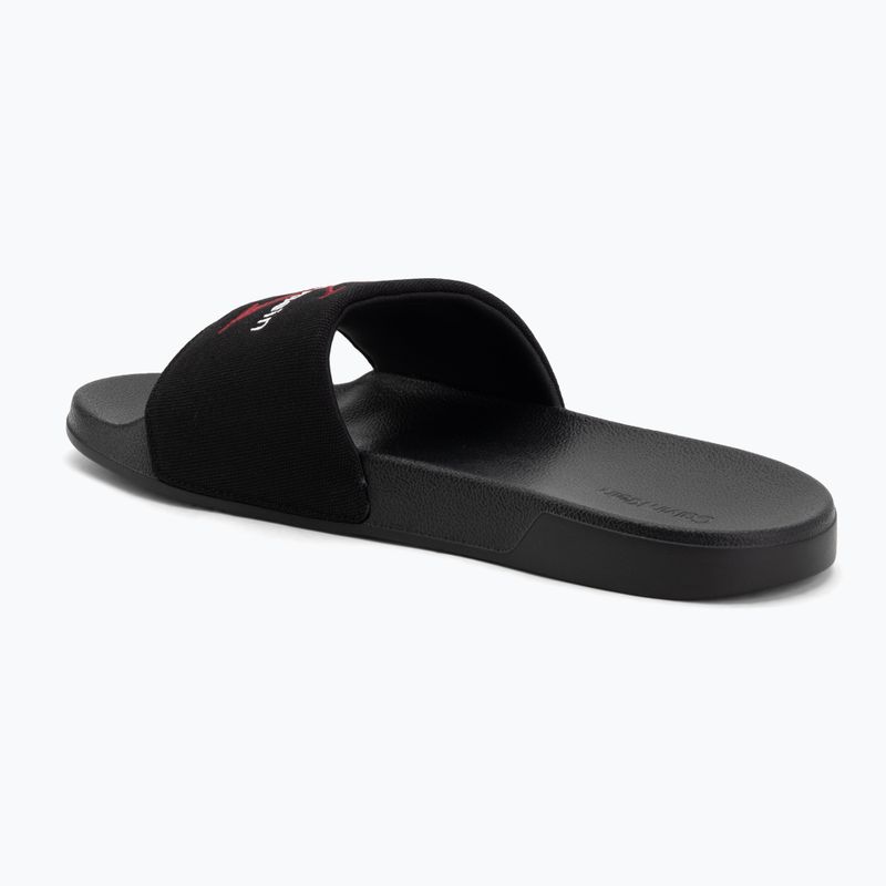 Men's slides Calvin Klein YM0YM01393 Ess black/rhubarb 3