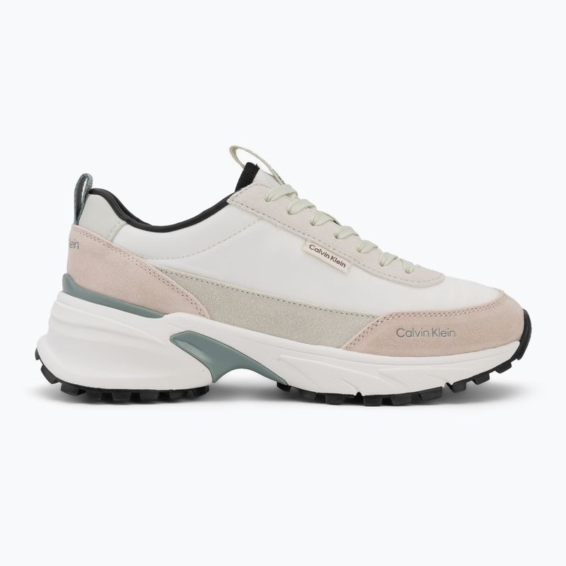 Women's shoes Calvin Klein HW0HW03279 Hike Runner Nylon Mix brilliant white/misty blue/arctic 2