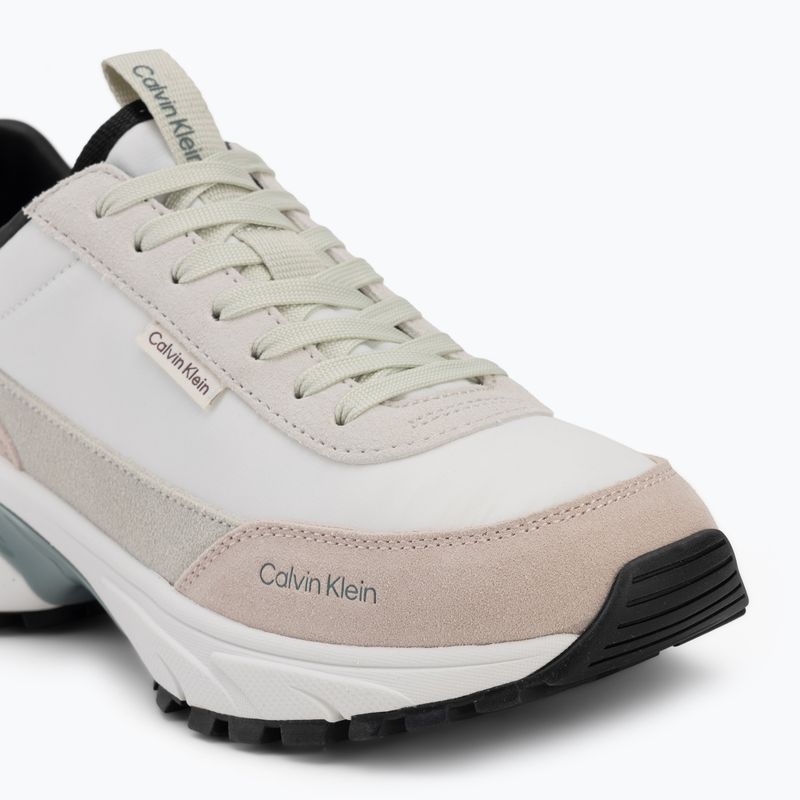 Women's shoes Calvin Klein HW0HW03279 Hike Runner Nylon Mix brilliant white/misty blue/arctic 7