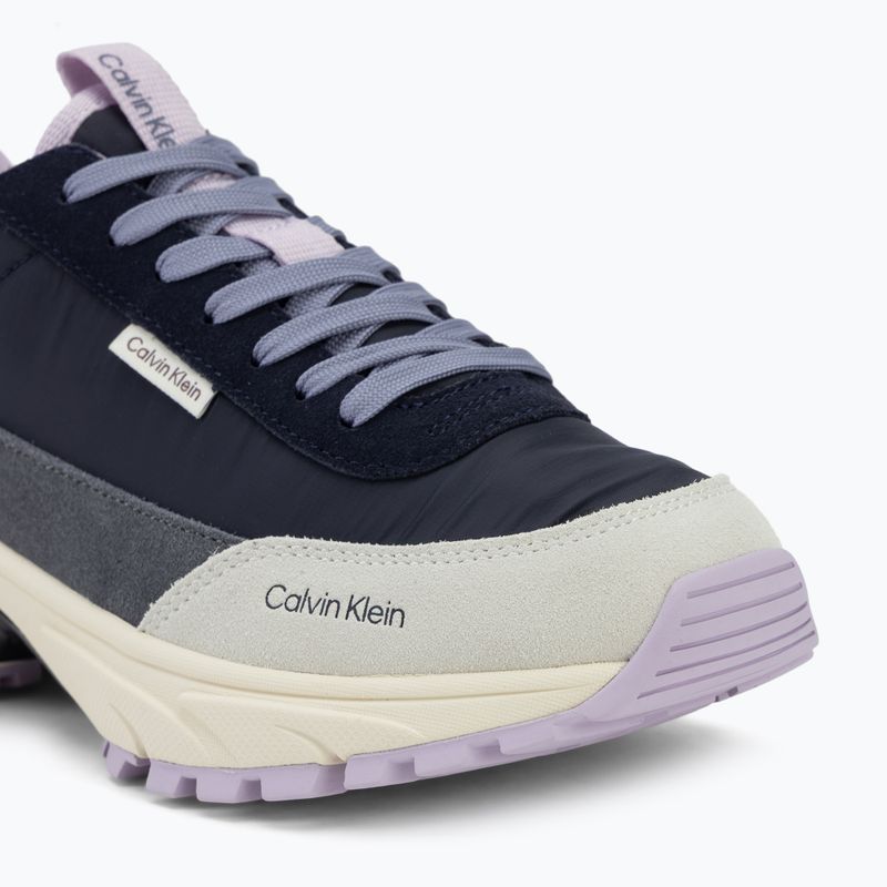 Women's shoes Calvin Klein HW0HW03279 Hike Runner Nylon Mix blue nights/night owl/white 7