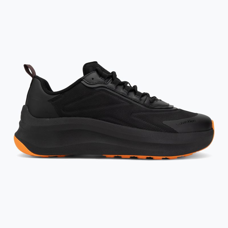 Men's shoes Calvin Klein Volumax Chunky Runner Trainers HM0HM02224 black/vivid tangerine 2