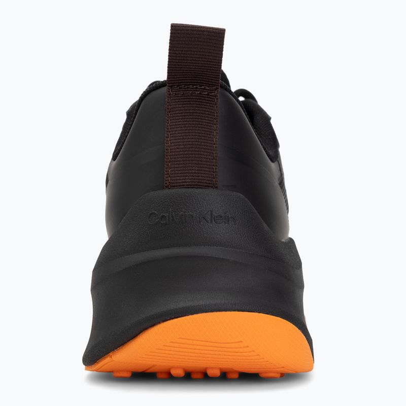 Men's shoes Calvin Klein Volumax Chunky Runner Trainers HM0HM02224 black/vivid tangerine 6