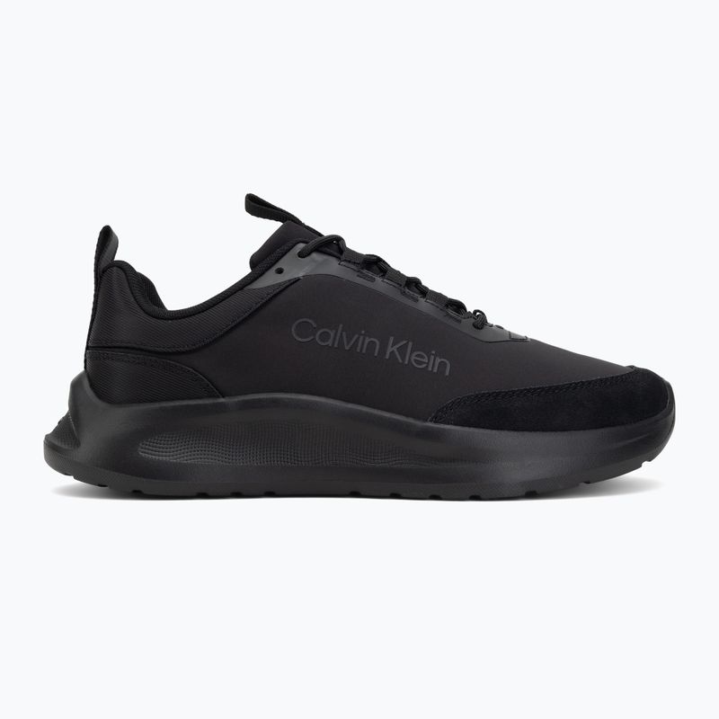 Men's shoes Calvin Klein HM0HM02342 Light Eva Runn Essential Laceup Nylon Suede triple black 2