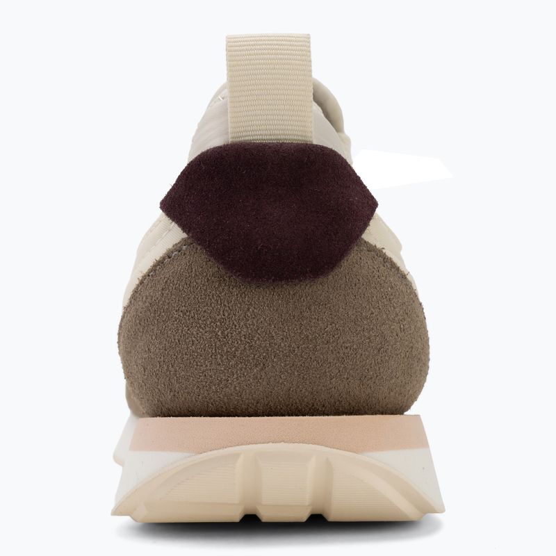 Women's shoes Calvin Klein YW0YW02060 Retro Runner Sock Laceup Mix Mat turtledove/spanish villa/bordeaux 6