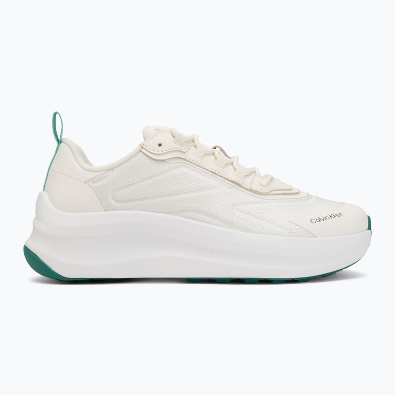 Men's shoes Calvin Klein Volumax Chunky Runner Trainers HM0HM02224 white/marshmallow/street green 2