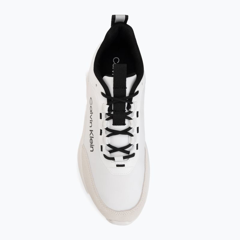 Women's shoes Calvin Klein HW0HW03293 Light Eva Run Essential LAC Nylon Suede bright white/black 5