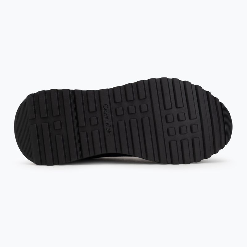 Men's shoes Calvin Klein HM0HM02215 City Runner Laceup Nylon Recycled Suede triple black 4
