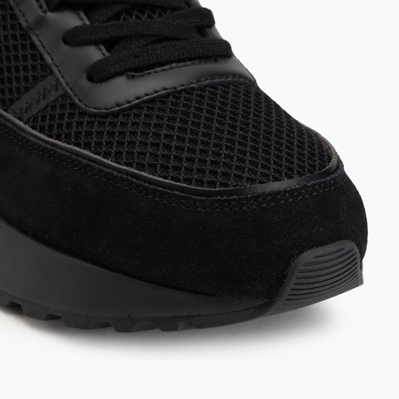 Men's shoes Calvin Klein HM0HM02215 City Runner Laceup Nylon Recycled Suede triple black 7