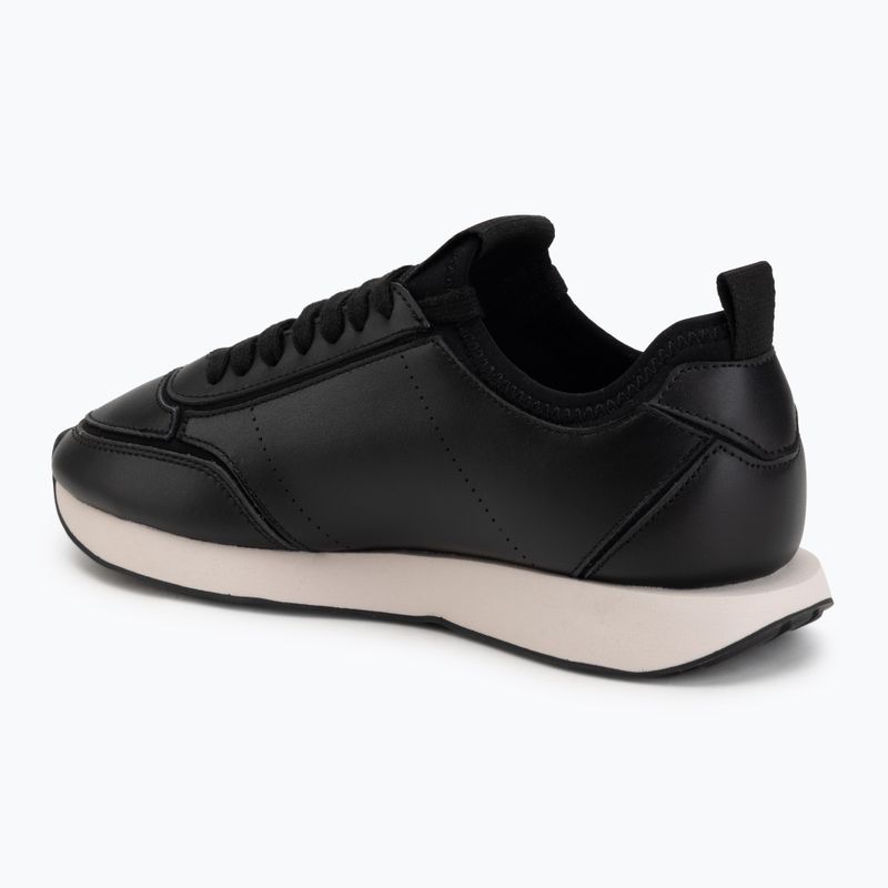 Women's shoes Calvin Klein HW0HW03118 Retro Runner Sock PANL Leather Neo black/crystal grey 3