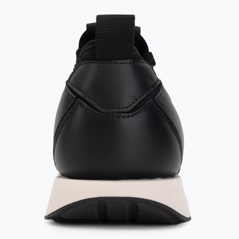 Women's shoes Calvin Klein HW0HW03118 Retro Runner Sock PANL Leather Neo black/crystal grey 6