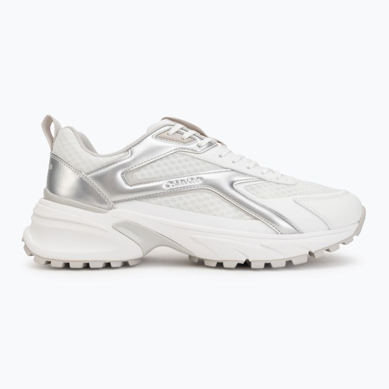 Men's shoes Calvin Klein HM0HM02341 Hike Runner Stripe Met Mix bright white/silver/light grey 2
