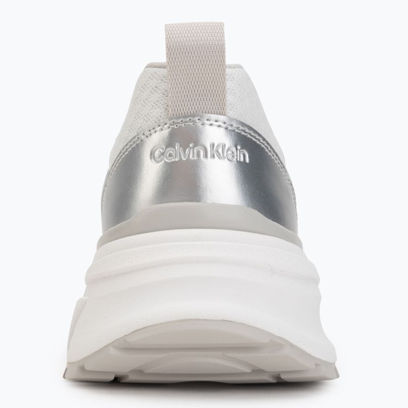 Men's shoes Calvin Klein HM0HM02341 Hike Runner Stripe Met Mix bright white/silver/light grey 6