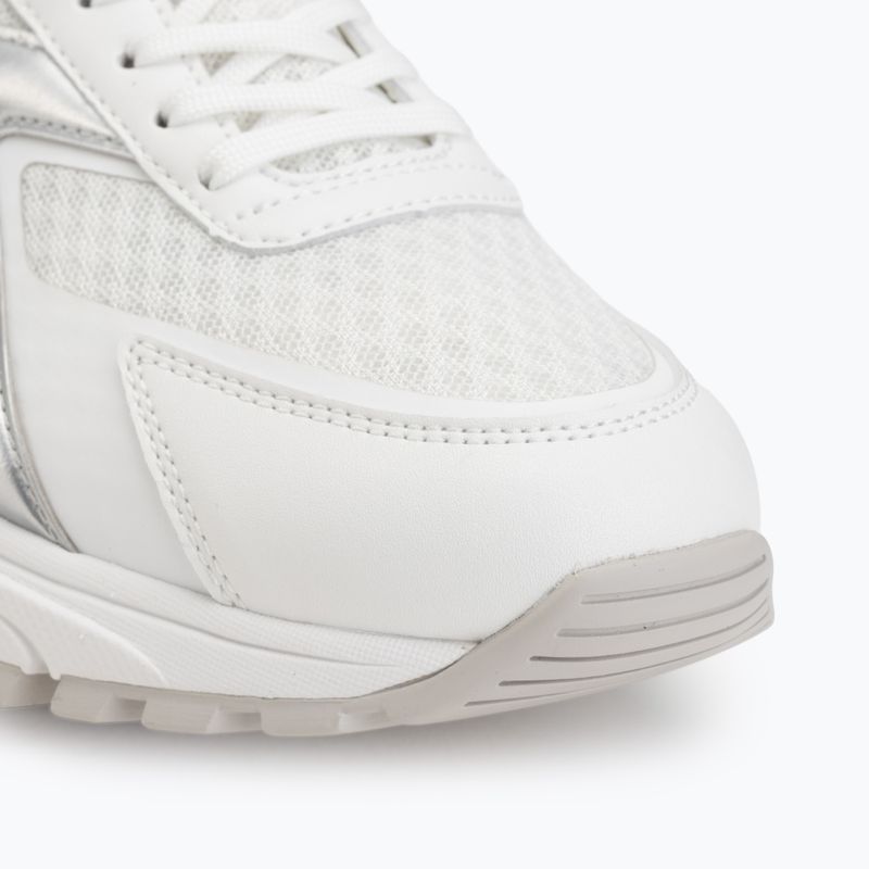 Men's shoes Calvin Klein HM0HM02341 Hike Runner Stripe Met Mix bright white/silver/light grey 7