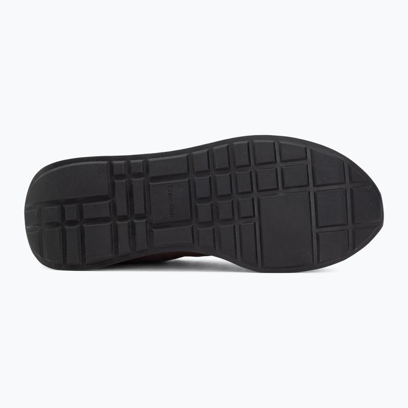 Men's shoes Calvin Klein YM0YM01361 Retro Runner Ess Mix Mat bordeaux/peppercorn/vanilla 4