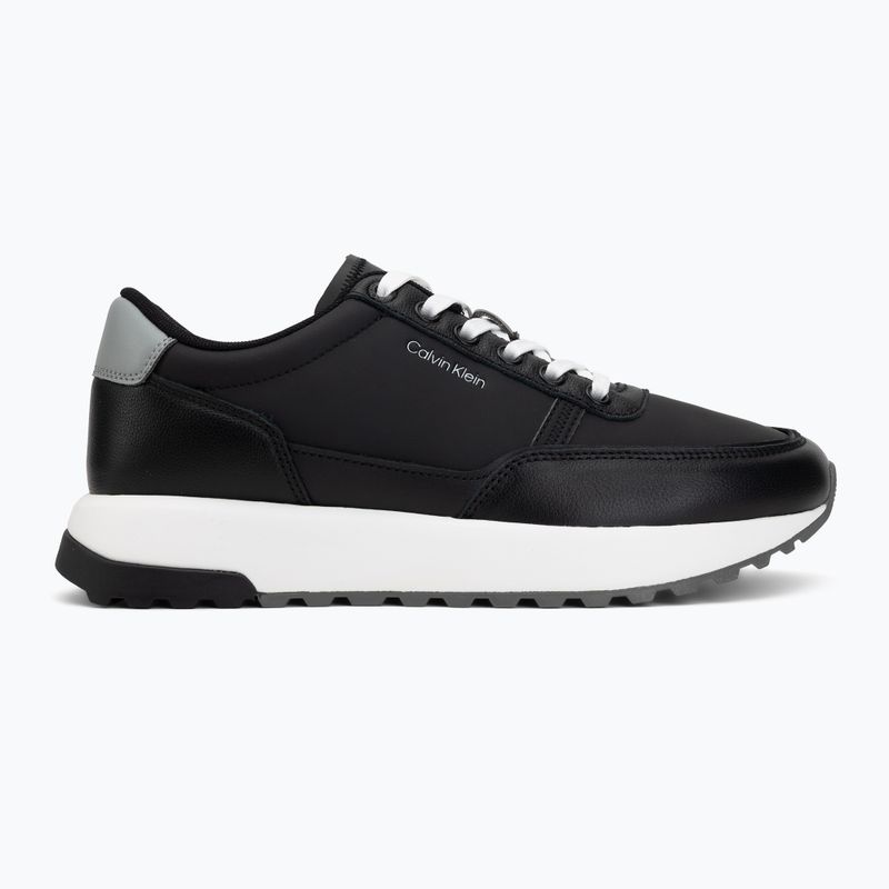Men's shoes Calvin Klein HM0HM02214 City Runner Laceup Leather Mix black/granite road 2