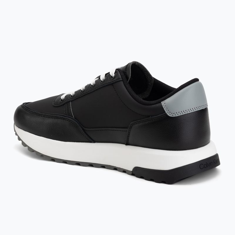 Men's shoes Calvin Klein HM0HM02214 City Runner Laceup Leather Mix black/granite road 3