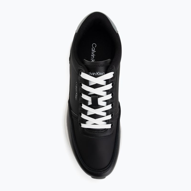 Men's shoes Calvin Klein HM0HM02214 City Runner Laceup Leather Mix black/granite road 5