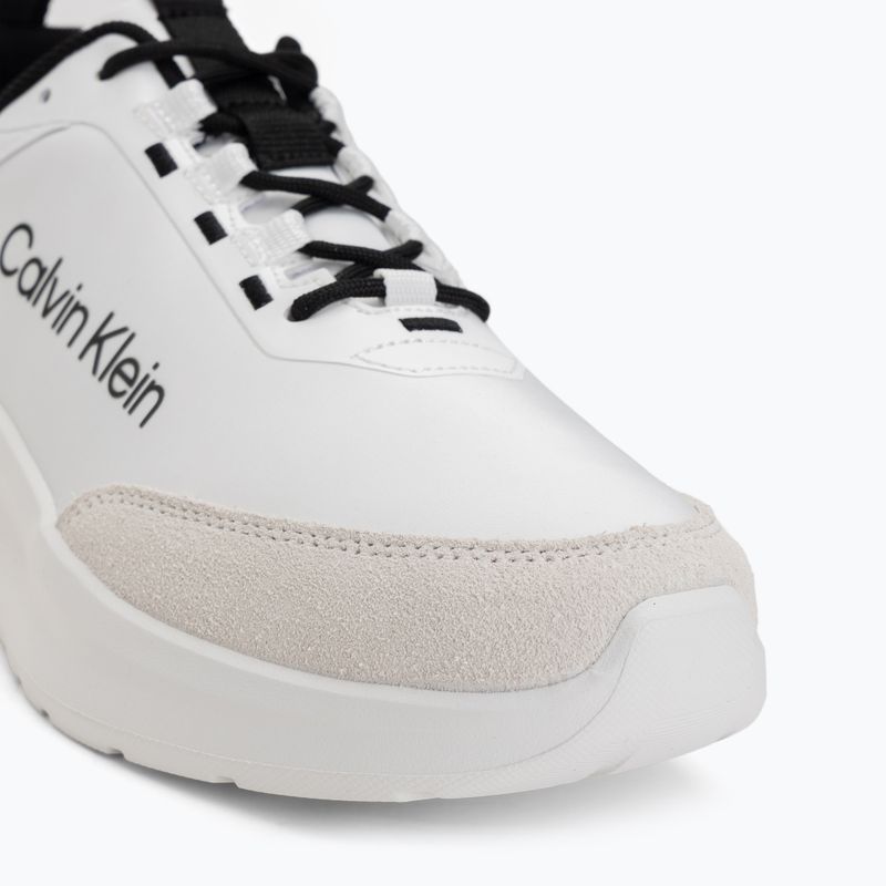 Men's shoes Calvin Klein HM0HM02342 Light Eva Runn Essential Laceup Nylon Suede bright white/black 7