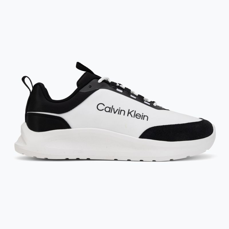 Men's shoes Calvin Klein HM0HM02342 Light Eva Runn Essential Laceup Nylon Suede black/bright white 2