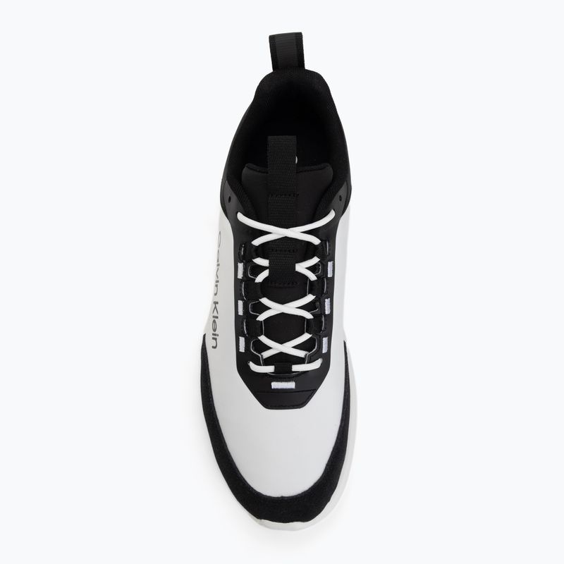 Men's shoes Calvin Klein HM0HM02342 Light Eva Runn Essential Laceup Nylon Suede black/bright white 5