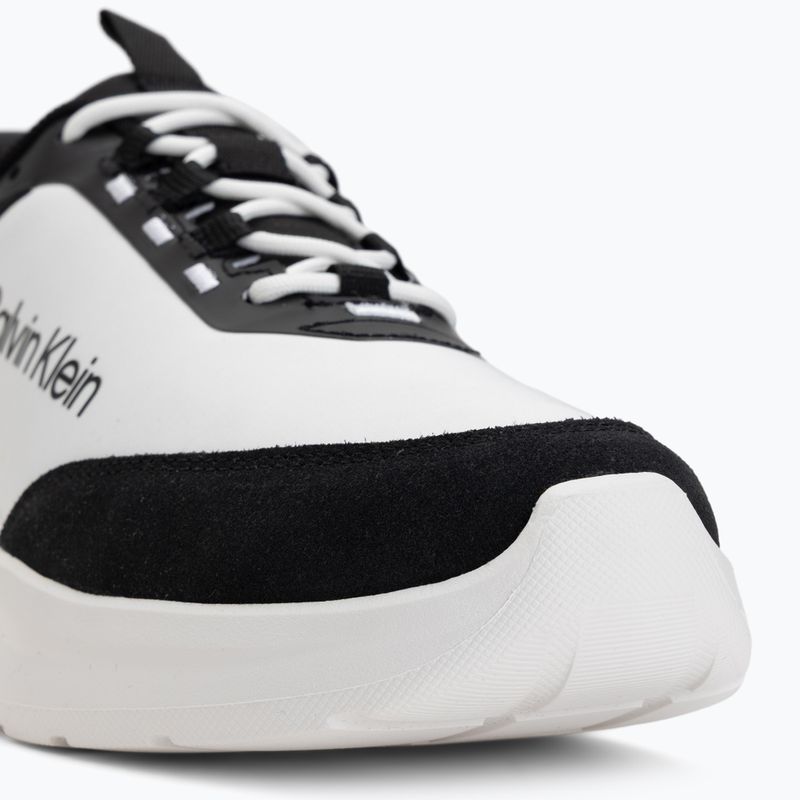 Men's shoes Calvin Klein HM0HM02342 Light Eva Runn Essential Laceup Nylon Suede black/bright white 7