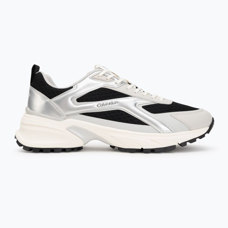 Men's shoes Calvin Klein HM0HM02341 Hike Runner Stripe Met Mix black/silver/light grey 2