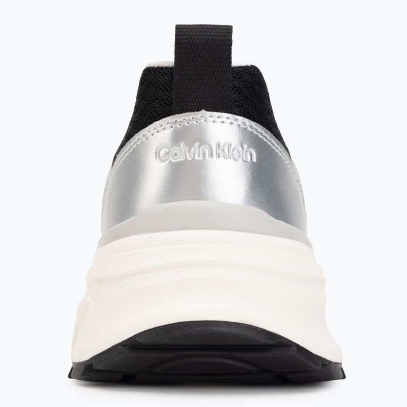 Men's shoes Calvin Klein HM0HM02341 Hike Runner Stripe Met Mix black/silver/light grey 6