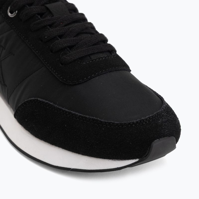Men's shoes Calvin Klein YM0YM01414 Retro Runner Sock Laceup Mix matte black/bright white 7