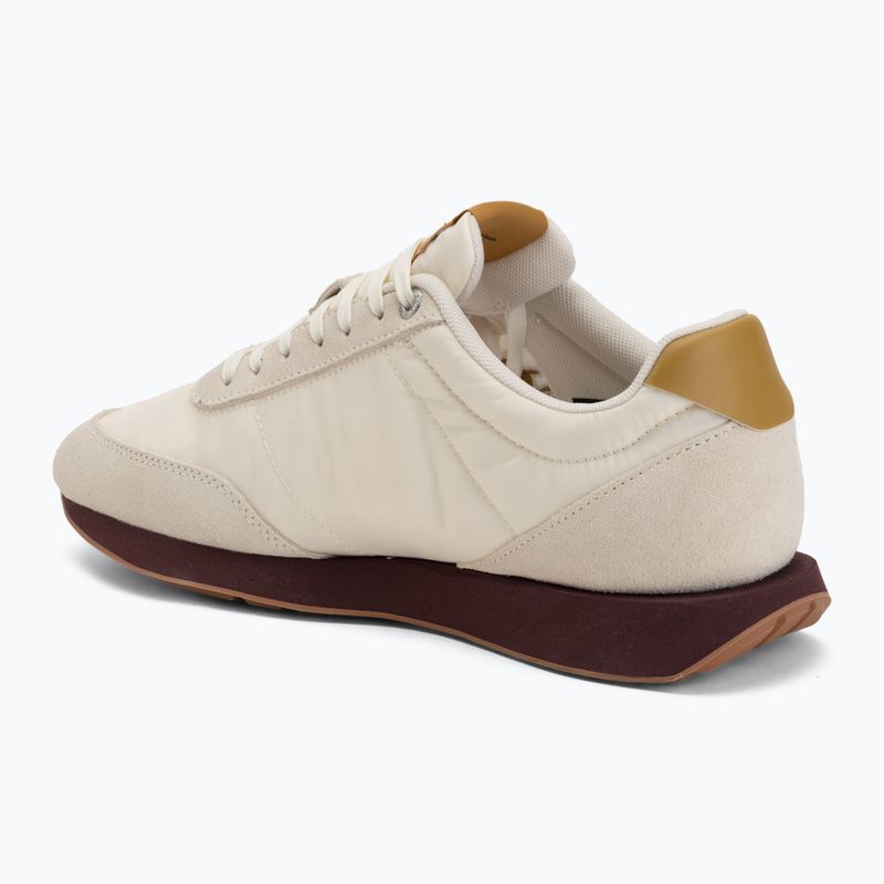 Men's shoes Calvin Klein YM0YM01361 Retro Runner Ess Mix Mat white swan/tofu/amber gold 3