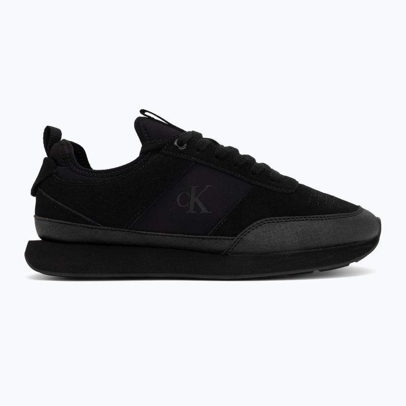 Men's shoes Calvin Klein HM0HM02305 Retro Runner Sock triple black 2