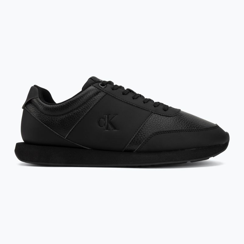 Men's shoes Calvin Klein HM0HM02447 Retro Run Lace Band triple black 2