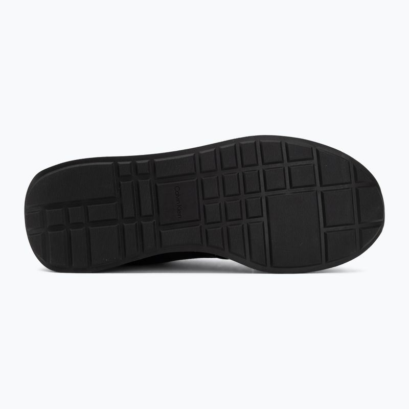 Men's shoes Calvin Klein HM0HM02447 Retro Run Lace Band triple black 4