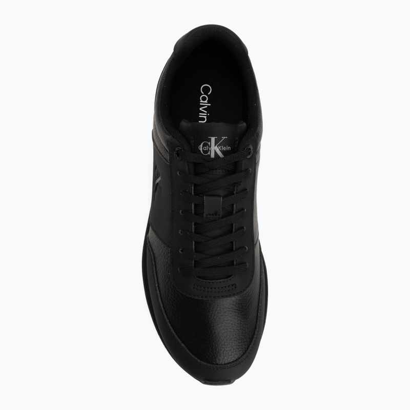 Men's shoes Calvin Klein HM0HM02447 Retro Run Lace Band triple black 5