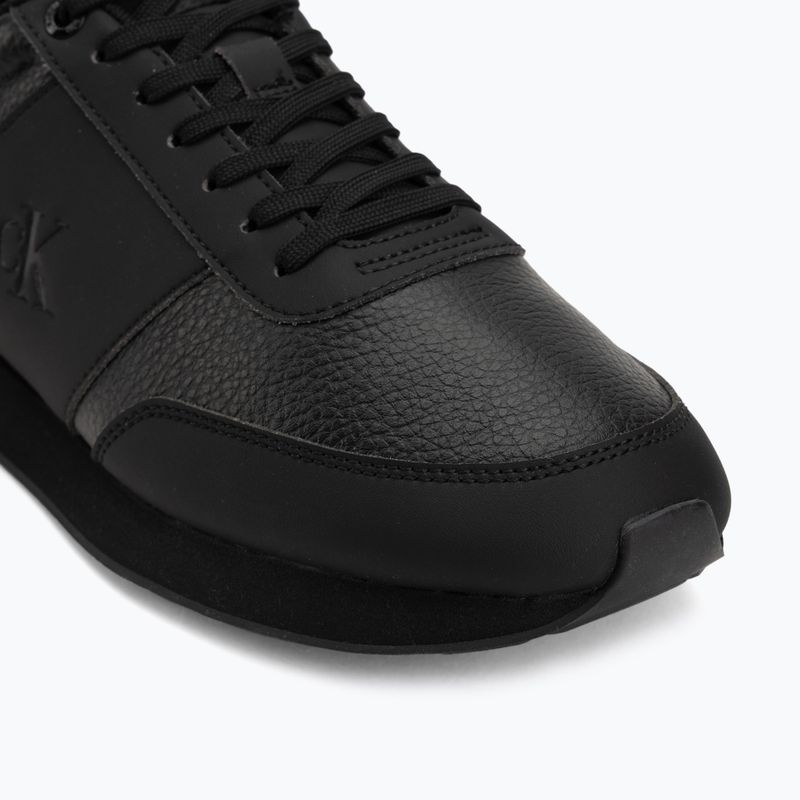 Men's shoes Calvin Klein HM0HM02447 Retro Run Lace Band triple black 7