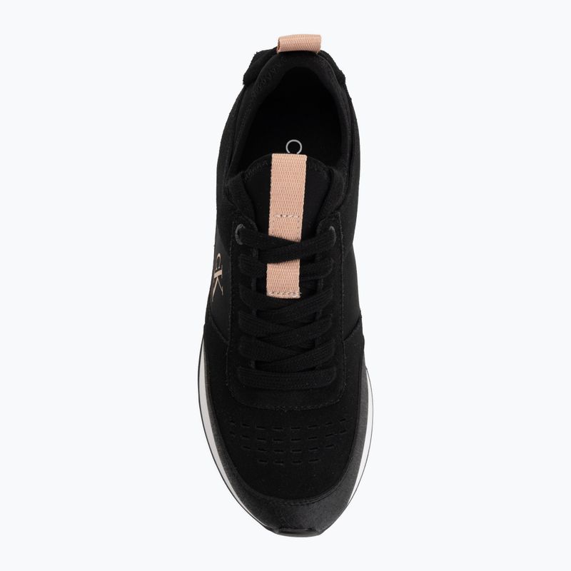 Women's shoes Calvin Klein HW0HW03250 Retro Runner Sock black/tuscany 5