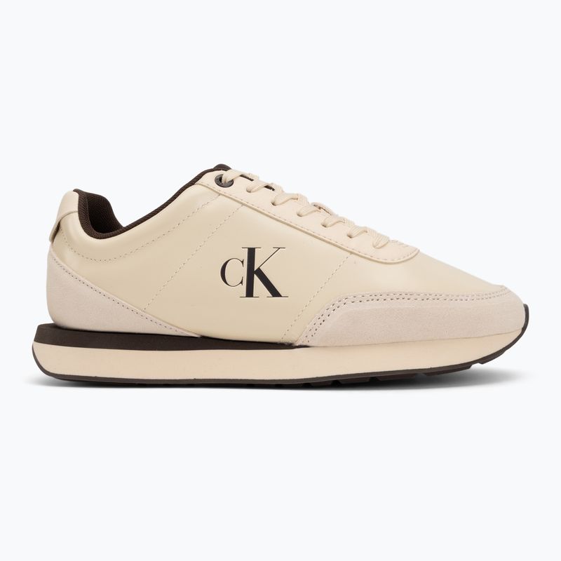 Women's shoes Calvin Klein HW0HW03248 Retro Runner Essential Leather light cashew/rocky brown 2