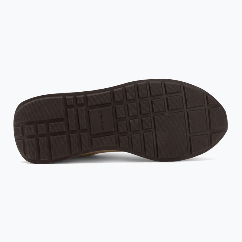Women's shoes Calvin Klein HW0HW03248 Retro Runner Essential Leather light cashew/rocky brown 4