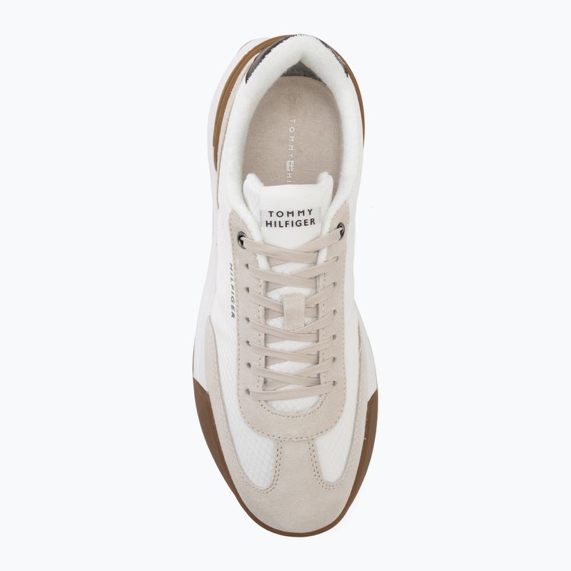 Men's shoes Tommy Hilfiger Retro Runner Mesh Suede Mix classic stone 5