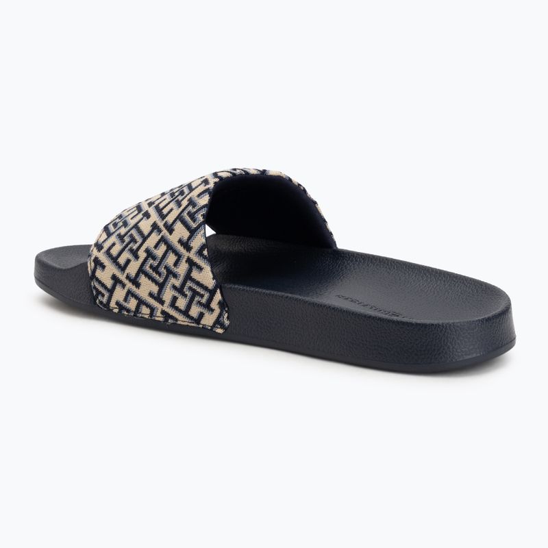 Women's slides Tommy Hilfiger Monogram space blue 3