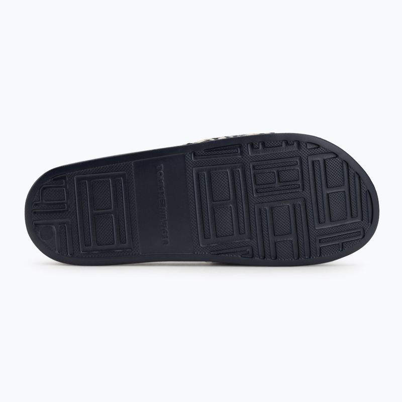 Women's slides Tommy Hilfiger Monogram space blue 4