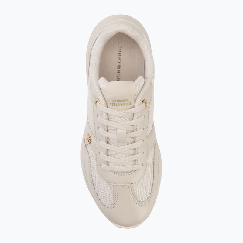 Women's shoes Tommy Hilfiger ModernRunner Shiny Leather soft cream 5