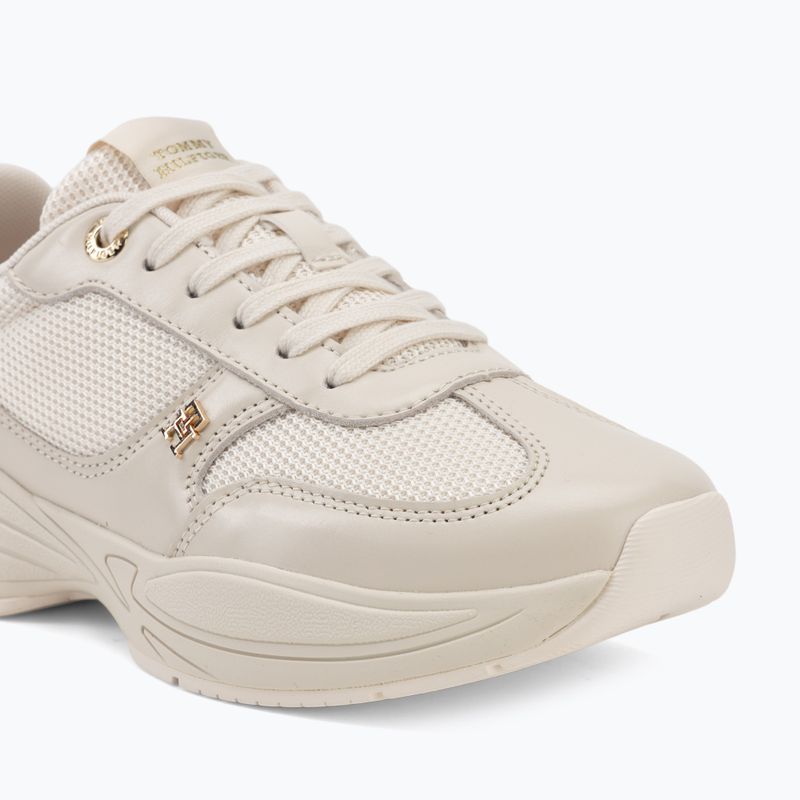Women's shoes Tommy Hilfiger ModernRunner Shiny Leather soft cream 7