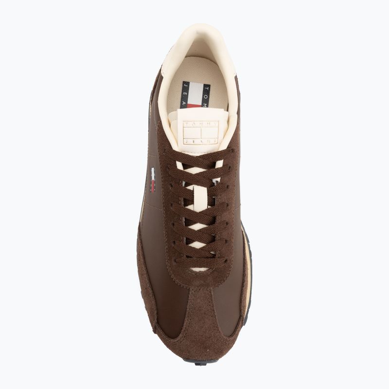 Men's shoes Tommy Jeans Retro Runner Archive Mix legacy brown 5