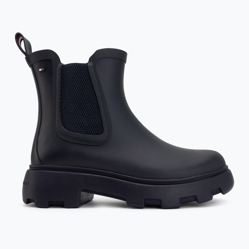 Women's wellington boots Tommy Hilfiger Rubber Flag Cleated space blue 2