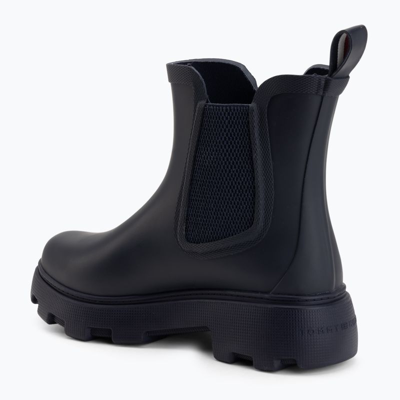 Women's wellington boots Tommy Hilfiger Rubber Flag Cleated space blue 3