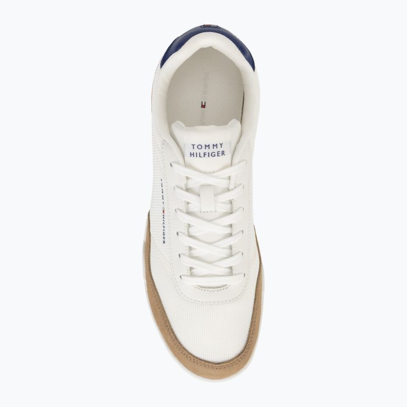 Men's shoes Tommy Hilfiger Low Pro Cupsole Nylon Suede Mix ecru 5