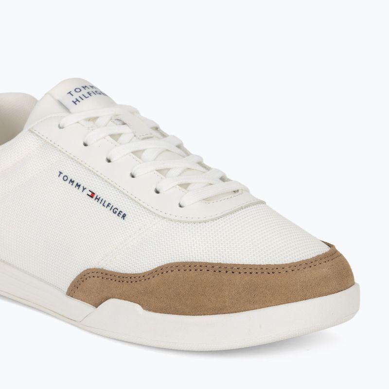 Men's shoes Tommy Hilfiger Low Pro Cupsole Nylon Suede Mix ecru 7