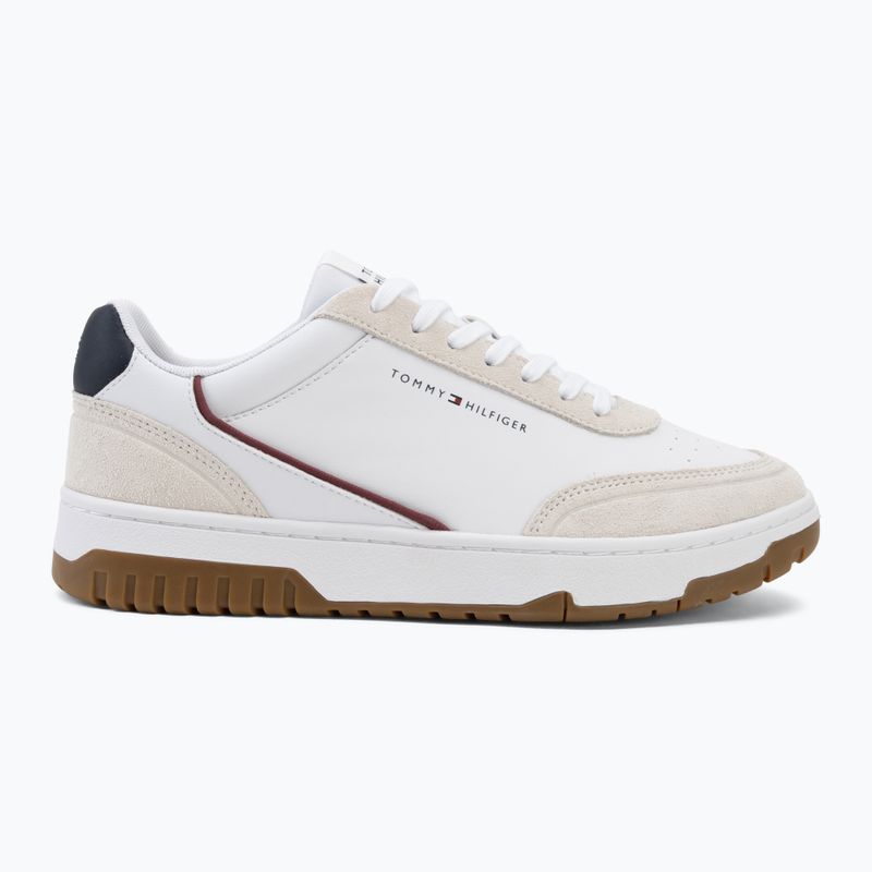 Men's shoes Tommy Hilfiger Basket Core Leather Suede Mix rwb 2