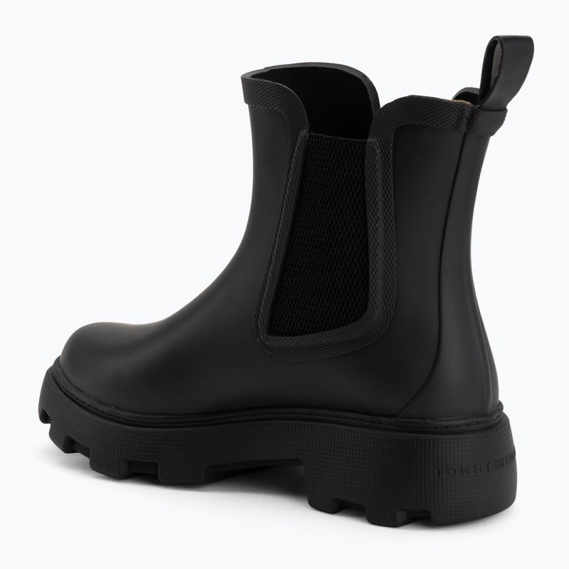 Women's wellington boots Tommy Hilfiger Rubber Flag Cleated black 3
