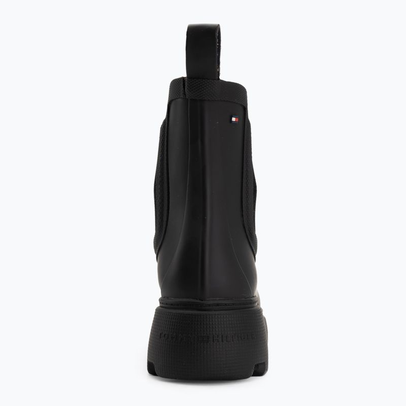 Women's wellington boots Tommy Hilfiger Rubber Flag Cleated black 6